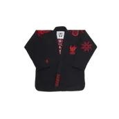 Kimona, stroje i obuwie - MANTO Kimono Do Bjj Gi Miko Black - miniaturka - grafika 1