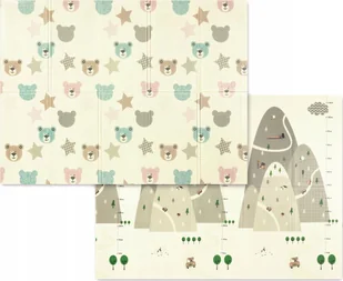 Babyono Edukacyjna mata piankowa XPE 150x200cm - Maty piankowe - miniaturka - grafika 1