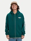 Bluzy męskie - Quiksilver Bluza Old English EQYFT05156 Czerwony Oversize - miniaturka - grafika 1