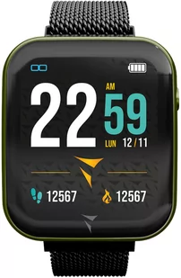 Techmade TM-TALK-MGR Talk Czarno-zielony - Smartwatch - miniaturka - grafika 1