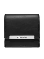 Portfele - Calvin Klein Mały Portfel Damski K60K612206 Czarny - miniaturka - grafika 1