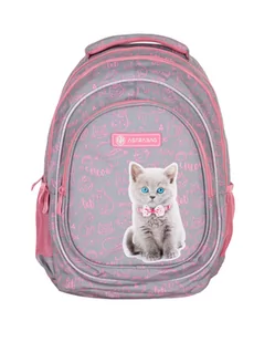 Plecak Astrabag Pinky Kitty AB330 ASTRA - ASTRA papiernicze - Plecaki szkolne i tornistry - miniaturka - grafika 1