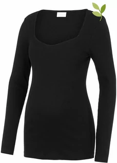 Bluzki ciążowe - Mama licious Koszulka ciążowa w kolorze czarnym - grafika 1