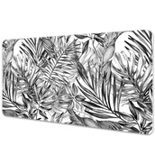 Podkładki na biurko - Mata z nadrukiem na biurko Szkic monstera 90x45 cm - miniaturka - grafika 1