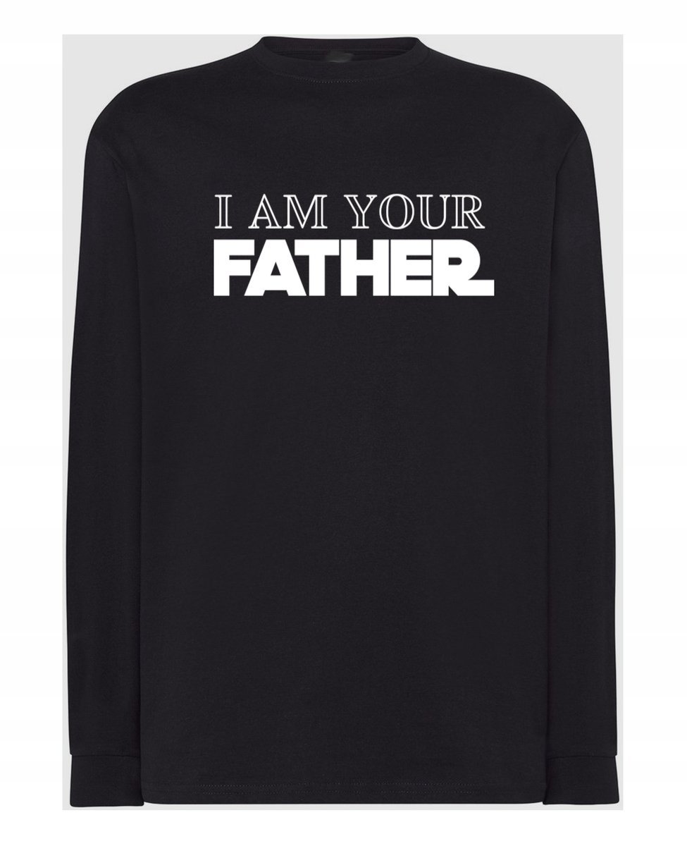 Longsleeve męski Dzień Taty Prezent I AM YOUR FATHER r.5XL
