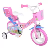 Rowery - Rower dziecięcy DINO BIKES Świnka Peppa 12 cali dla dziewczynki | Bezpłatny transport - miniaturka - grafika 1