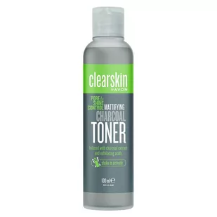 OCZYSZCZAJĄCY TONIK MATUJĄCY WĘGIEL CLEARSKIN AVON - Toniki i hydrolaty do twarzy - miniaturka - grafika 1