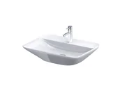 Umywalki - Umywalka nablatowa Oristo Variant 55x36 cm prostokątna biały połysk UBL-VP-55-91 - miniaturka - grafika 1