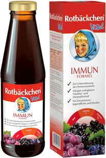 Rotbackchen SOK WIELOOWOCOWY Z CYNKIEM, WITAMINĄ C i D3 450 ml - - Soki i napoje niegazowane - miniaturka - grafika 2