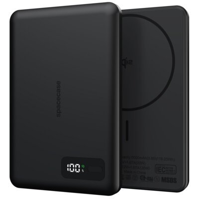 SPACECASE MagDisplay Qi2 SCPBMD-S1-BK 5000 mAh 20W Czarny