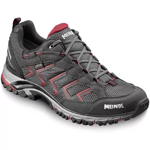 Buty turystyczne męskie Meindl Caribe Gore-Tex 01 szaro-czerwony - Buty trekkingowe męskie - miniaturka - grafika 1