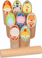 Gry planszowe - Kubb wikingów w bawełnianej torbie Goki - miniaturka - grafika 1