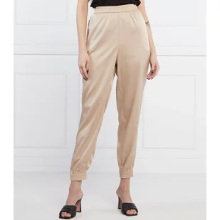 GUESS Spodnie JAY | Loose fit - Spodnie damskie - miniaturka - grafika 1