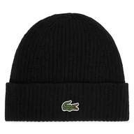 Czapki męskie - Czapka Lacoste RB9883 Czarny - miniaturka - grafika 1