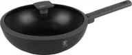 Patelnie - Patelnia Berlinger Haus WOK TYTANOWY Z POKRYWĄ 28cm BERLINGER HAUS BH-8124 ANTRACIT - miniaturka - grafika 1