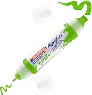 Markery permanentne - Marker akrylowy 3D e-5400 EDDING, podwójny, 2-3 mm, 5-10 mm, żółtozielony - miniaturka - grafika 1