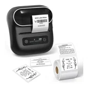 Drukarki kart i etykiet - Drukarka etykiet Phomemo M220 203dpi / do 80mm / USB / BT czarna - miniaturka - grafika 1