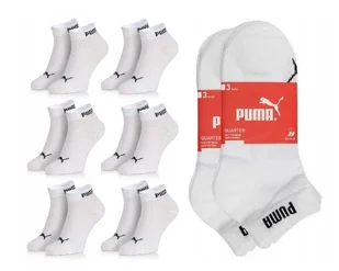 Puma skarpety zakostki 3-pak bawełniane sportowe sneakers quarters 39-42 - Skarpetki męskie - miniaturka - grafika 1