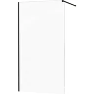 Ścianki i drzwi prysznicowe - Mexen Kioto ścianka prysznicowa 100 x 200 cm, transparent 8 mm, czarny - 800-100-101-70-00 - miniaturka - grafika 1