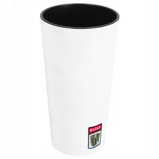 Doniczka Osłonka Na Kwiaty Ekologiczna Biała 30Cm - Donice - miniaturka - grafika 1