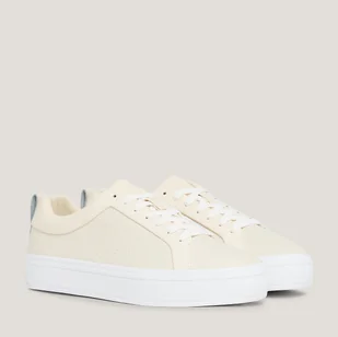 Trampki damskie niskie Tommy Hilfiger FW0FW07376 38 Beżowe (8720644276181) - Trampki damskie - miniaturka - grafika 1