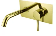 Baterie umywalkowe - Sea-Horse Bateria umywalkowa podtynkowa Loti BJJ330G Gold BJJ330G - miniaturka - grafika 1