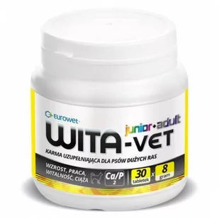WITA-VET JUNIOR+ADULT Ca/P 2  8g 30tab - Suplementy i witaminy dla psów - miniaturka - grafika 1