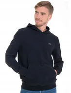 Bluzy męskie - GUESS GRANATOWA BLUZA MĘSKA Z KAPTUREM I NASZYWKĄ LOGO XXL GNA - miniaturka - grafika 1