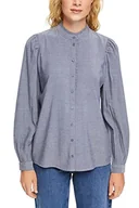 Bluzki damskie - ESPRIT Damska bluzka 082EE1F311, 420/GREY Blue, XXL - miniaturka - grafika 1