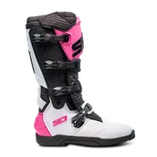 Buty motocyklowe - Buty Cross Sidi X Power SC Złamany Biały/Czarny/Różowy42 - miniaturka - grafika 1