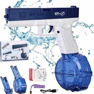 Elektryczny Glock pistolet na wodę Automatyczny dla dzieci - Zabawki militarne - miniaturka - grafika 1