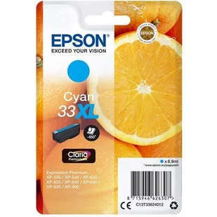 Epson Tusz Stylus T33XL T3362 Cyan 8,9ml - Dodatki do drukarek i skanerów - miniaturka - grafika 1