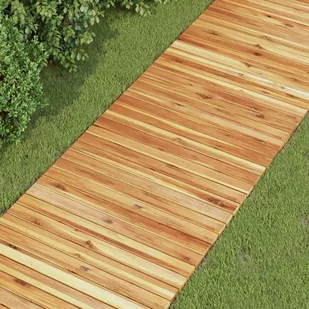 vidaXL Ścieżka ogrodowa, 200x50 cm, lite drewno akacjowe - Pozostałe narzędzia ogrodowe - miniaturka - grafika 1
