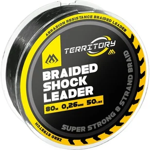 Przypon MIKADO Braided Shock Leader AMC-BS30B 0.35 mm / 800 cm - Inne akcesoria dla wędkarzy - miniaturka - grafika 1