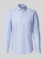 Koszule męskie - Koszula biznesowa o kroju slim fit z listwą guzikową - miniaturka - grafika 1