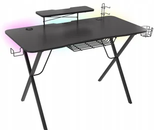Biurko Gamingowe Komputerowe Genesis Holm Rgb dla Gracza Led - Biurka gamingowe - miniaturka - grafika 1