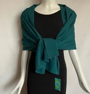 Moda i Uroda OUTLET - Szal Do Sukienki Plus Size Narzutka Ponczo Prezent Dla Niej - miniaturka - grafika 1