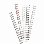 Artykuły biurowe - Grzbiet drutowy 3:1 8mm OPUS O.WIRE  BIAŁY 100szt. /3A08BIA100/ - miniaturka - grafika 1