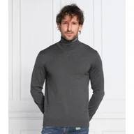 Swetry męskie - Iceberg Wełniany golf | Slim Fit - miniaturka - grafika 1