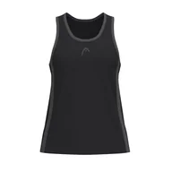 Koszulki i topy damskie - HEAD Club 25 Tech Tank Top damski, czarny - miniaturka - grafika 1