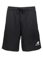 Spodnie sportowe męskie - New Balance Szorty dresowe "Essentials" w kolorze czarnym - miniaturka - grafika 1