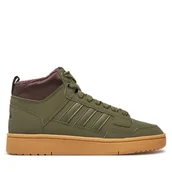Buty dla chłopców - Sneakersy adidas Rapid Court Mid Winterized JR2813 Zielony - miniaturka - grafika 1