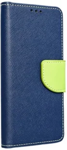 Samsung Kabura Fancy Book do Galaxy J5 2017 granatowy / limonka - Etui i futerały do telefonów - miniaturka - grafika 1
