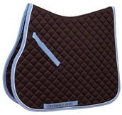 Akcesoria jeździeckie - Schockemohle Potnik Trainer Pad dark brown/light blue - miniaturka - grafika 1
