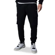 Spodnie sportowe męskie - Spodnie Champion C Logo Cargo Joggers 219898-KK001 - czarne - miniaturka - grafika 1