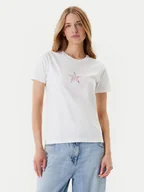 Koszulki i topy damskie - Converse T-Shirt Floral Chuck Taylor 10027751-A01 Biały Regular Fit - miniaturka - grafika 1