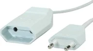 Kable komputerowe i do monitorów - Kabel zasilający Bachmann BACHMANN Przedłużacz Euro 230V/2.5A, biały, 5 m - miniaturka - grafika 1