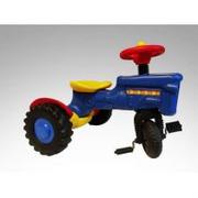 Jeździki dla dzieci - Traktor na pedały URSUS niebieski MARGOS - miniaturka - grafika 1