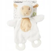 Gryzaki dla dzieci - Przytulanka Szeleszcząca Zebra Gryzak Na Ząbkowanie Maskotka Owca 25X18 Cm - miniaturka - grafika 1