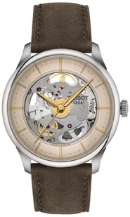 Zegarek Zegarek Tissot T139.836.16.261.00 CHEMIN DES TOURELLES SQUELETTE - Zegarki męskie - miniaturka - grafika 1
